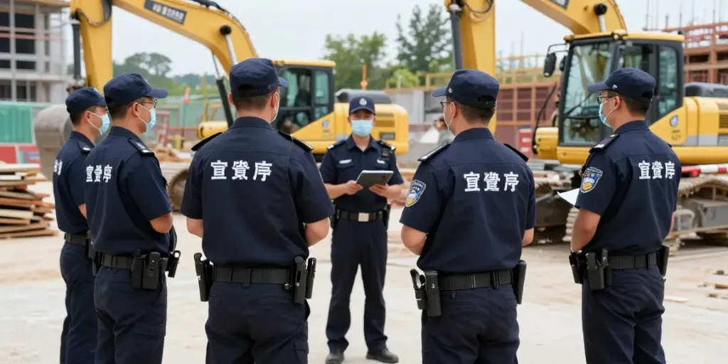 Construction Site Security professionals ensuring safety and protection on-site in London.